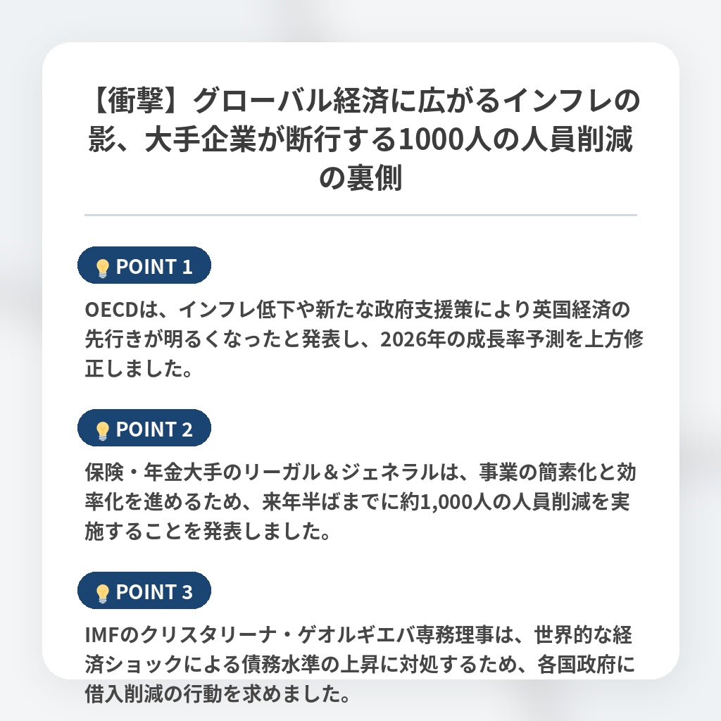 【衝撃】グローバル経済に広がるインフレの影、大手企業が断行する1000人の人員削減の裏側の注目ポイントまとめ