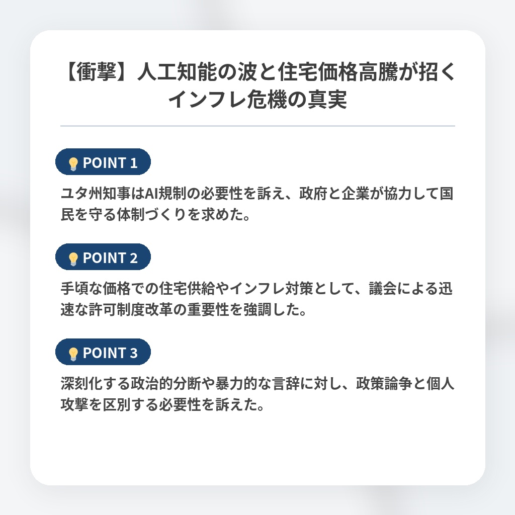 【衝撃】人工知能の波と住宅価格高騰が招くインフレ危機の真実の注目ポイントまとめ